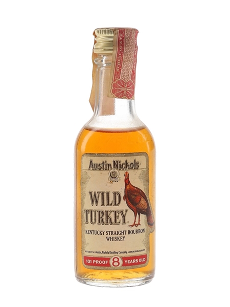 Wild Turkey 8 Year Old 101 Proof Bottled 1970s-1980s 5cl / 50.5%