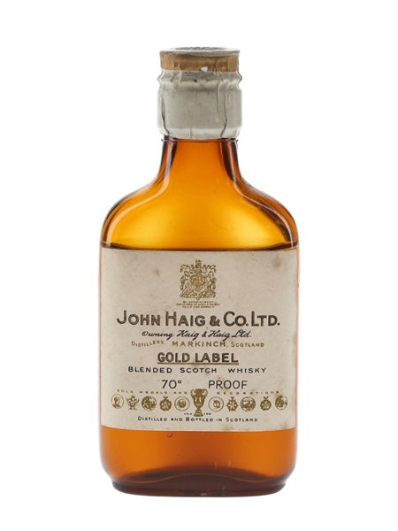 Haig's Gold Label Spring Cap Bottled 1940s-1950s 5cl / 40%