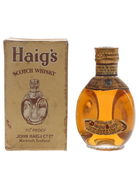 Haig's Dimple Spring Cap Bottled 1940s-1950s 5cl / 40%