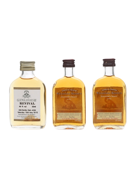 Glenglassaugh & Woodford Reserve Miniatures Mini Bottle Collector's Show 3 x 5cl