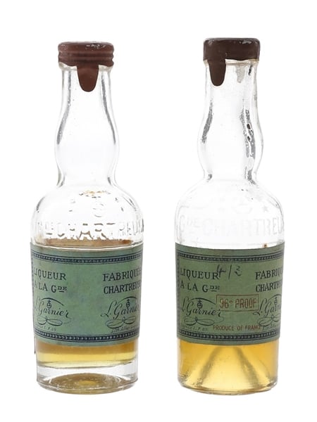 Chartreuse Green Bottled 1941-1956 2 x 3cl / 55%