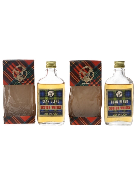 Clan Blend Bottled 1970s 2 x 5cl / 40%