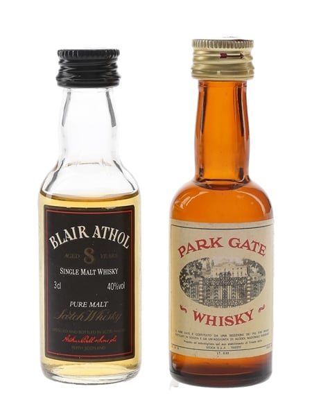 Blair Athol 8 Year Old & Park Gate  2 x 3cl / 40%