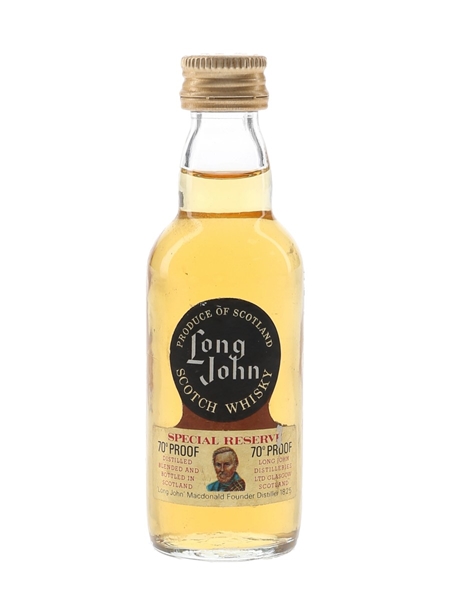 Long John Special Reserve Bottled 1970s 5cl / 40%