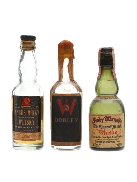 Assorted Whisky Miniatures  3 x 5cl