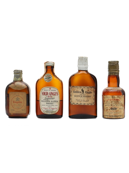 4 x Assorted Blended Scotch Whisky Miniature 