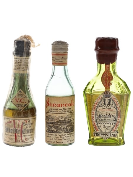 Assorted French Liqueurs Bottled 1940s-1950s 3 x 3cl