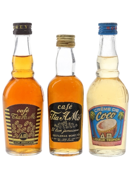 Cafe Tia A Me & Creme De Coco  3 x 6.5cl