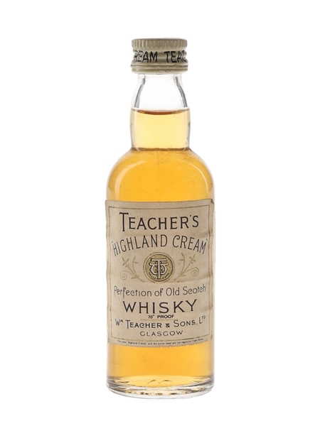 Teacher's Highland Cream Bottled 1960s 5cl / 40%