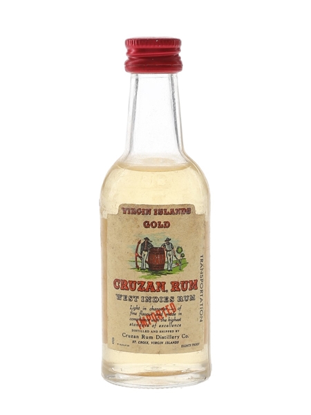 Cruzan Rum Bottled 1970s 4.7cl / 40%