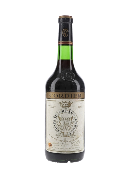 Chateau Gruaud Larose 1971 Deuxieme Cru Cru Classe - Saint Julien 75cl