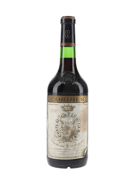 Chateau Gruaud Larose 1971 Deuxieme Cru Cru Classe - Saint Julien 75cl