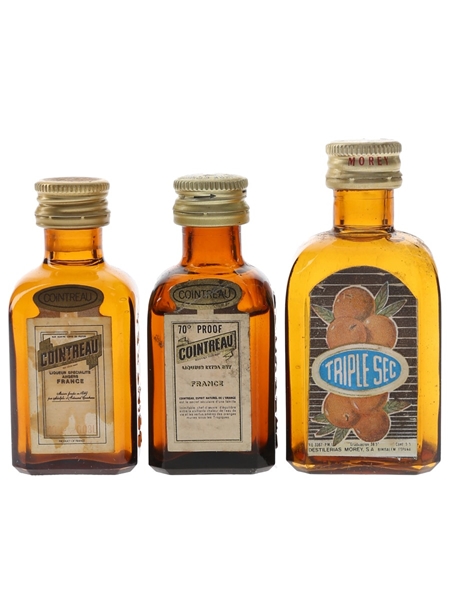 Cointreau & Morey Orange Liqueurs  3 x 3cl-5.5cl