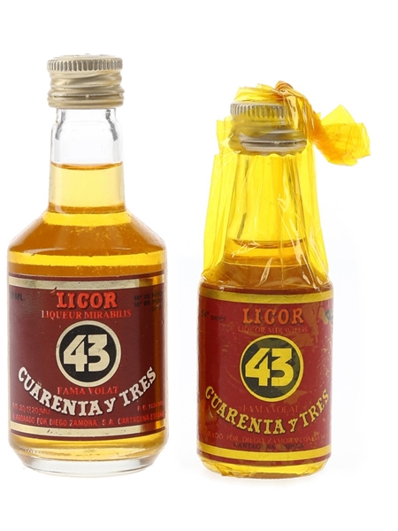 Cuarenta Y Tres Bottled 1970s-1980s 3cl & 5cl