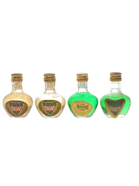 Aurum Liqueurs Bottled 1960s-1970s 4 x 2.5cl / 40%