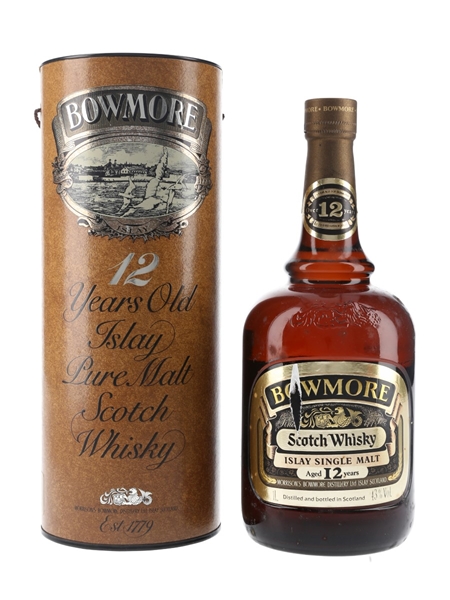 Bowmore 12 Year Old Bottled 1980s 100cl / 43%