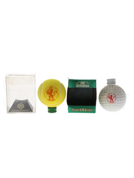 Old St Andrews Golf & Tennis Balls  2 x 5cl