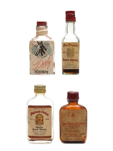 Blended Scotch Whisky Miniatures  4 x 5cl