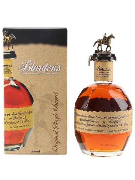 Blanton's Original Single Barrel No.43 Bottled 2019 70cl / 46.5%