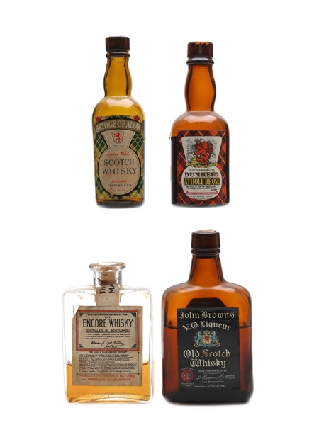 Blended Scotch Whisky Miniatures  4 x 5cl