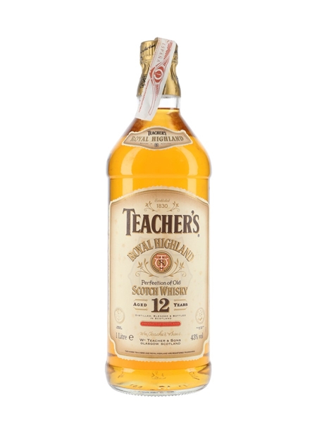 Teacher's Royal Highland 12 Year Old Bottled 1990s 100cl / 43%