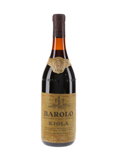 Barolo Kiola 1970  72cl / 13.5%