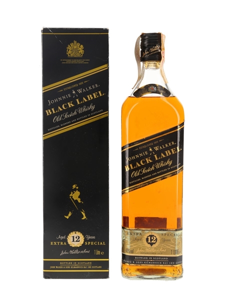 Johnnie Walker Black Label 12 Year Old Bottled 1990s 100cl / 40%