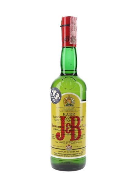 J & B Rare Bottled 1970s - Dateo Import 75cl / 43%