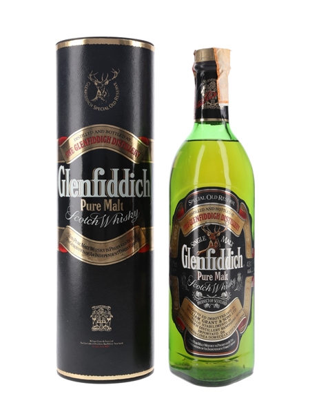 Glenfiddich Special Old Reserve Pure Malt Bottled 1980s - Spirit 75cl / 43%