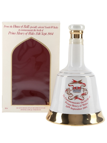 Bell's Ceramic Decanter Prince Henry Of Wales 1984 50cl / 40%