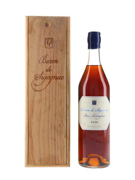 Baron De Sigognac 1940 Bas Armagnac Bottled 2009 70cl / 40%