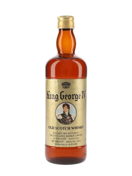 King George IV Gold Label Bottled 1970s - The Distillers Agency Limited 75.7cl / 40%