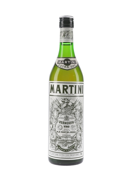 Martini Extra Dry Bottled 1970s 75cl / 17%