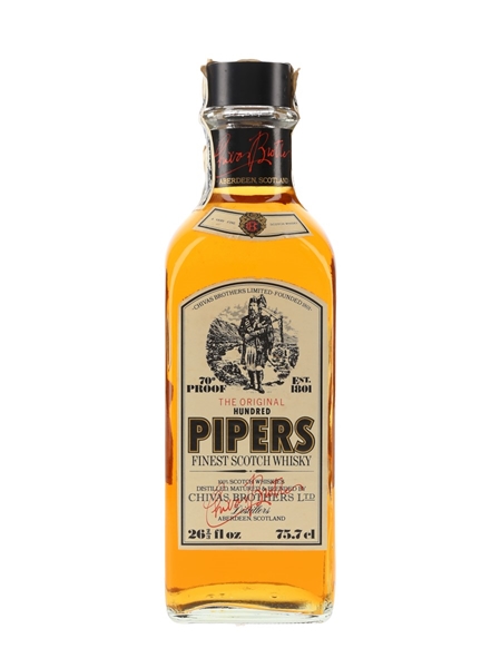 Hundred Pipers Bottled 1970s - Chivas Brothers 75.7cl / 40%