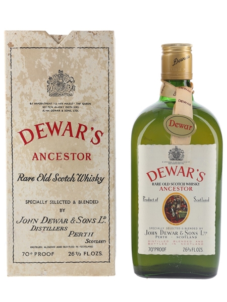 Dewar's Ancestor Bottled 1960s-1970s 75.7cl / 40%