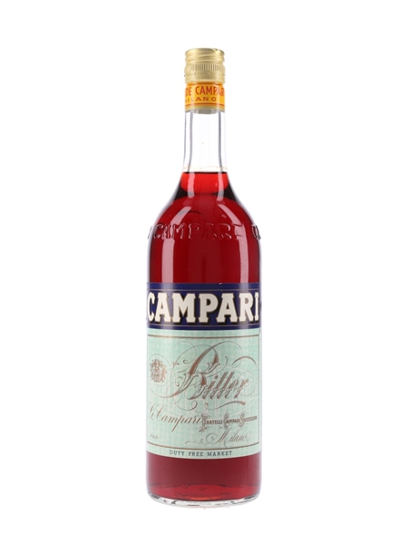 Campari Bitter Bottled 1980s-1990s - Duty Free 100cl