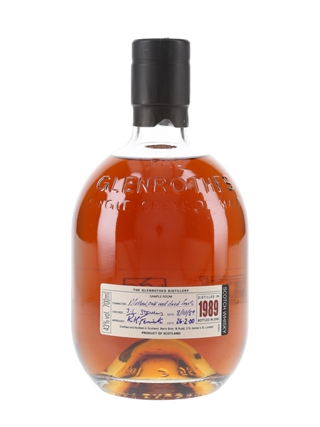 Glenrothes 1989 Bottled 2002 70cl / 43%