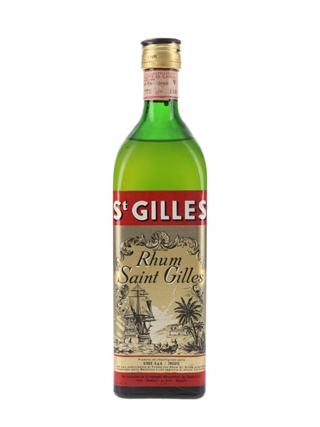 Saint Gilles Rhum Bottled 1960s - Stock 75cl / 45%