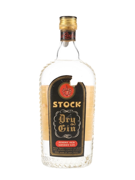 Stock Dry Gin Bottled 1950s 75cl / 45%