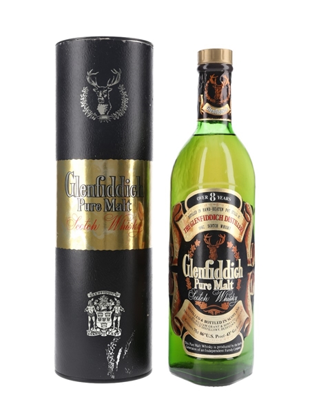 Glenfiddich 8 Year Old Pure Malt Bottled 1970s 75cl / 43%