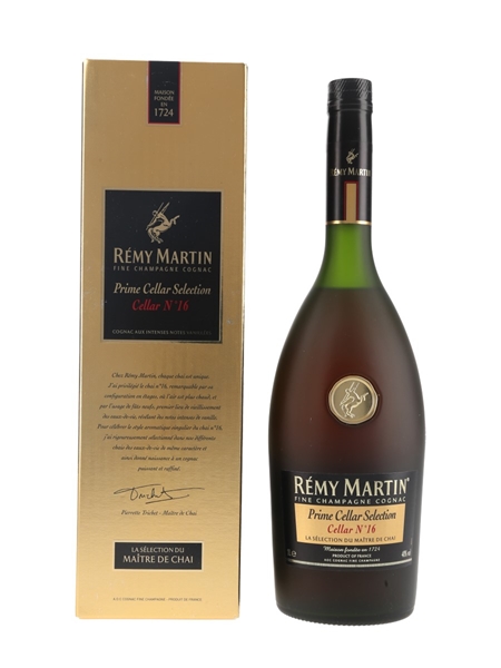 Remy Martin Cellar No.16 Bottled 2015 - Prime Cellar Selection 100cl / 40%