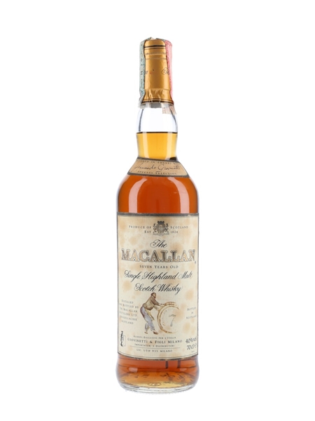 Macallan 7 Year Old Bottled 1990s - Giovinetti 70cl / 40%