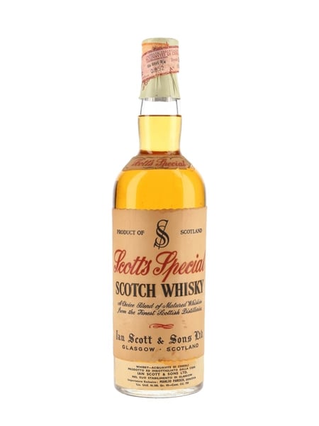 Scott's Special Bottled 1960s - Manlio Parisch 75cl / 43%