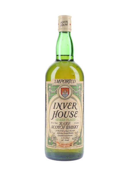 Inver House Green Plaid Bottled 1980s 100cl / 43%