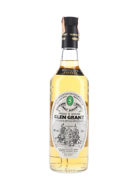 Glen Grant 1980 5 Year Old - Seagram Italia 75cl / 40%