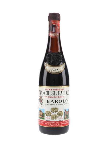 Marchesi Di Barolo 1967  72cl / 13%