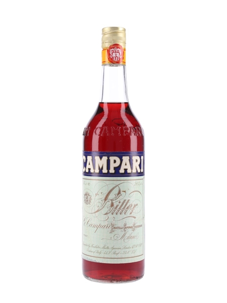 Campari Bitter Bottled 1980s - Findlater Matta Agencies 75cl / 23.6%