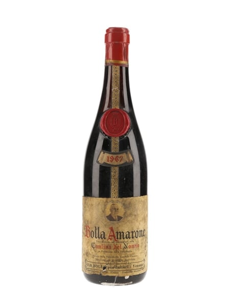 Bolla Recioto Della Valpolicella Amarone 1967 Cantina Del Nonno 72cl / 14%