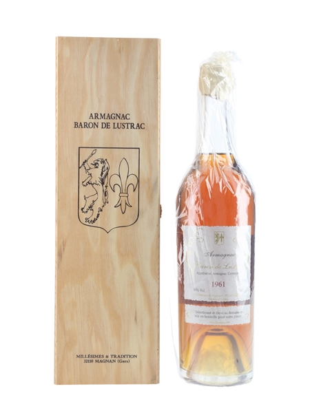 Baron De Lustrac 1961 Bas Armagnac  70cl / 40%