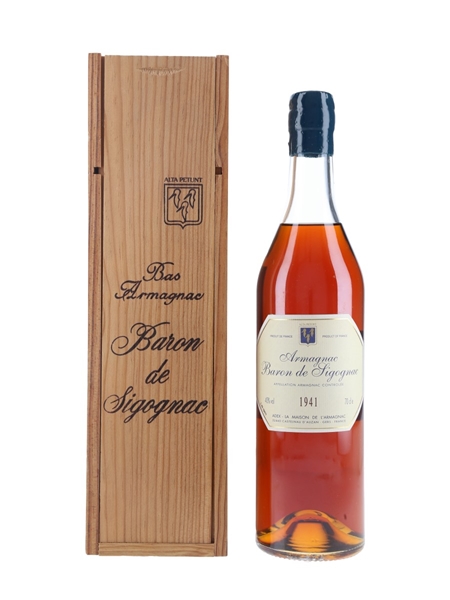 Baron De Sigognac 1941 Bas Armagnac Bottled 2001 70cl / 40%